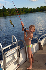 Exciting time fishing on Bob’s Lake, Lanark County, Ontario