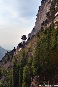 View of the Emperor Pavillion in Mianshan Dragon Head area