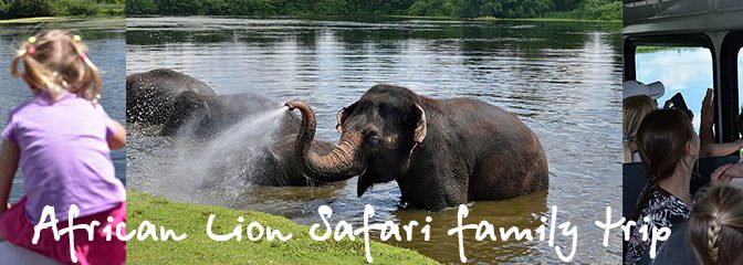 Family trip to African Lion Safari, Hamilton, Ontario