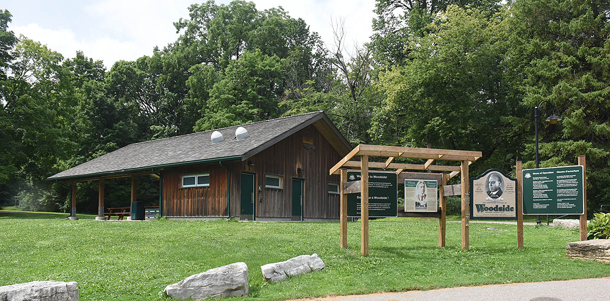 Woodside National Historic Site, Entrance 